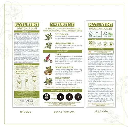 Naturtint Permanent Hair Colour 2N Brown Black | Natural Ingredients & Long-Lasting Color thumbnail 2