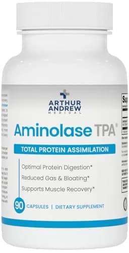 Arthur Andrew Medical Aminolase TPA 90 Capsules | Supports Protein Absorption & Muscle Synthesis thumbnail 1