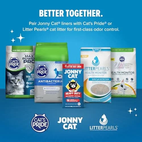 Jonny Cat Heavy Duty Jumbo Litter Box Liners 5 Count (36in x 18in) | Tear & Leak Resistant Drawstring Bags thumbnail 7