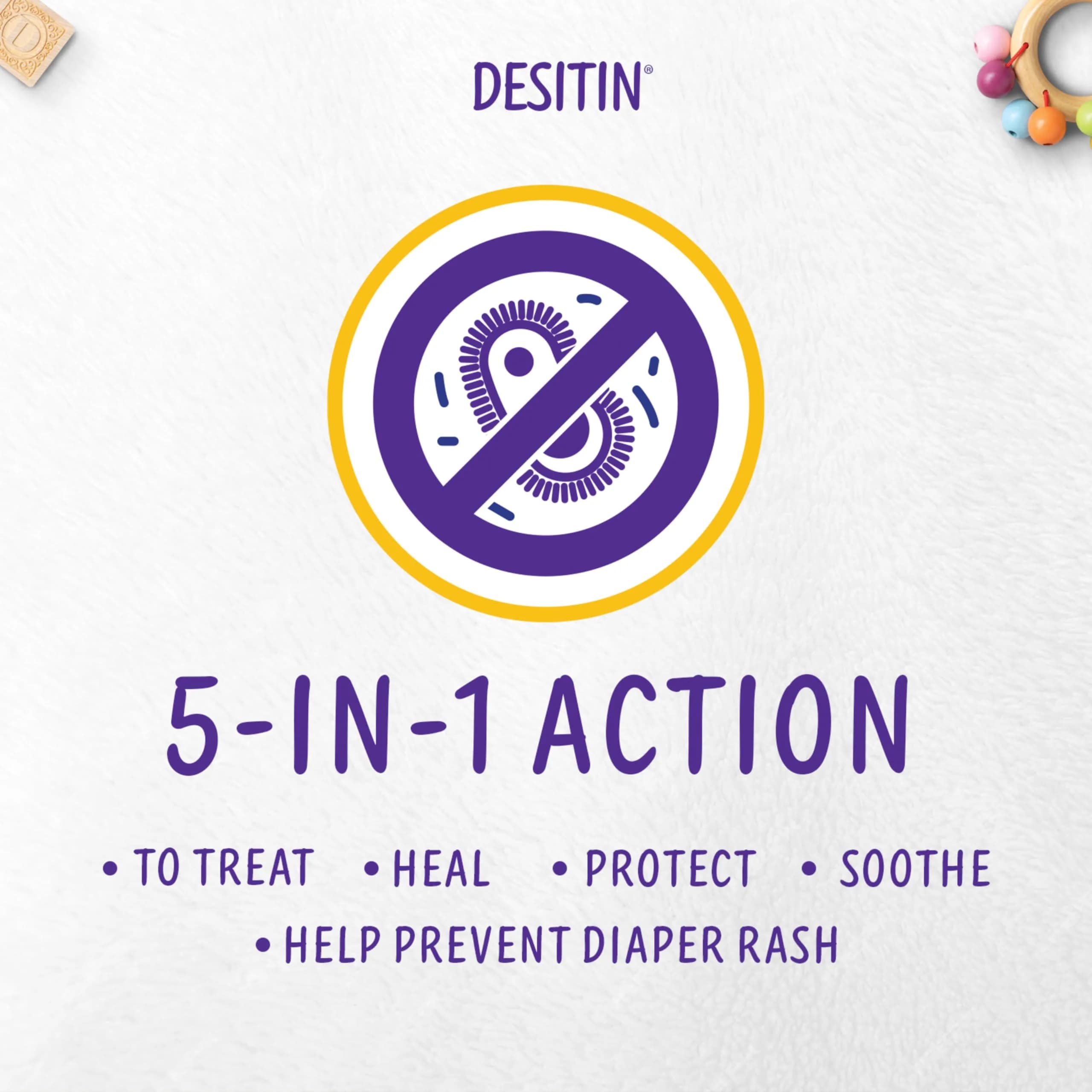 Desitin Maximum Strength Diaper Rash Paste 453g (16 oz) | Zinc Oxide Skin Protectant - view 7