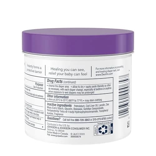 Desitin Maximum Strength Diaper Rash Paste 453g (16 oz) | Zinc Oxide Skin Protectant thumbnail 9
