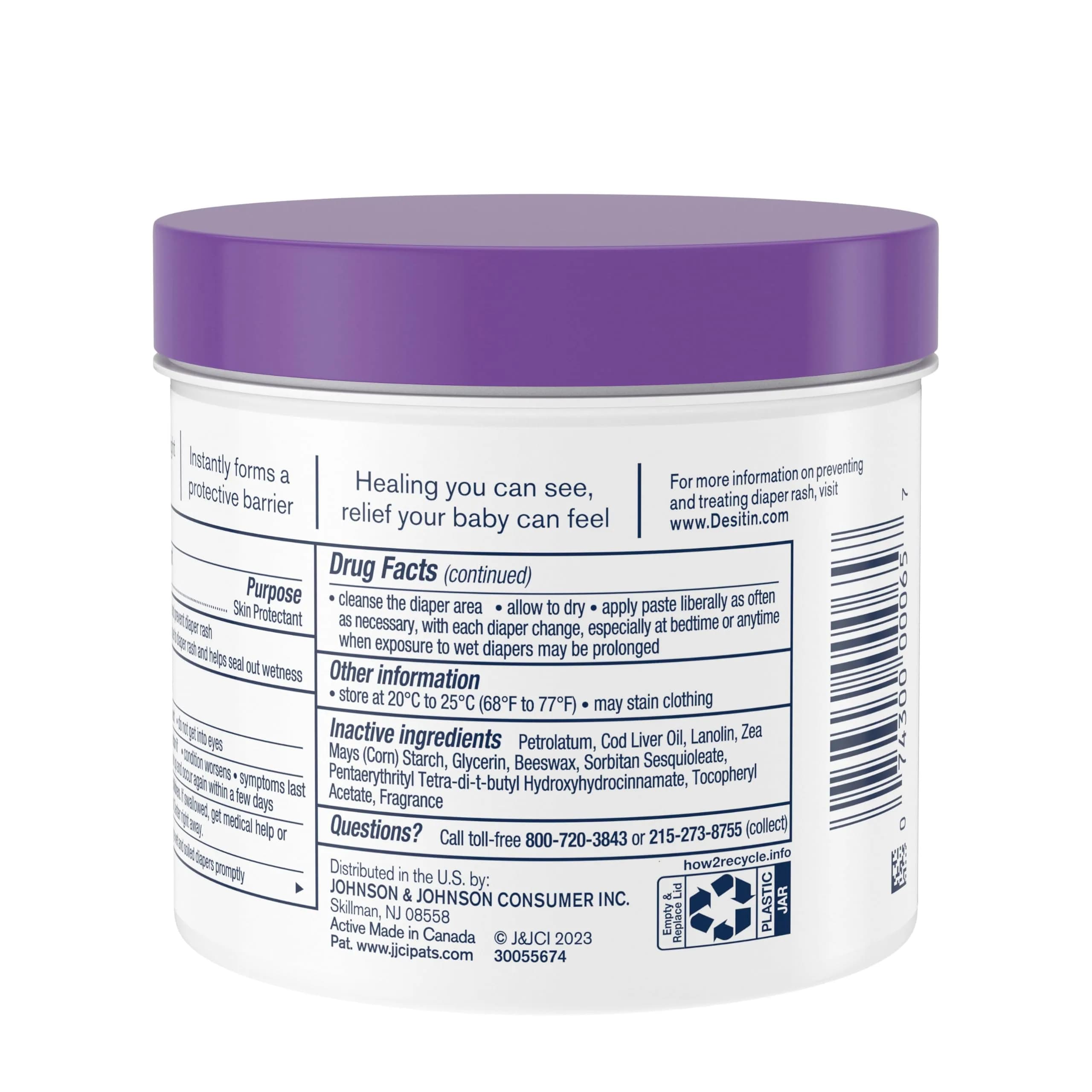 Desitin Maximum Strength Diaper Rash Paste 453g (16 oz) | Zinc Oxide Skin Protectant - view 9