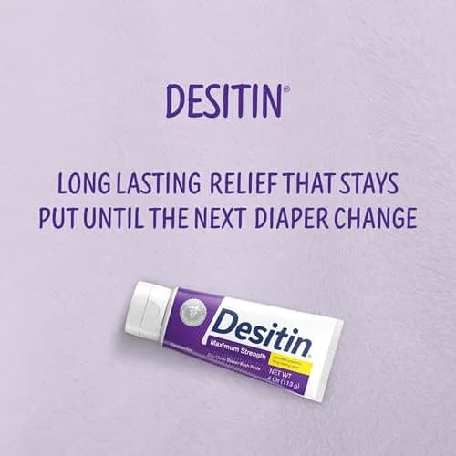 Desitin Maximum Strength Diaper Rash Paste 453g (16 oz) | Zinc Oxide Skin Protectant thumbnail 2