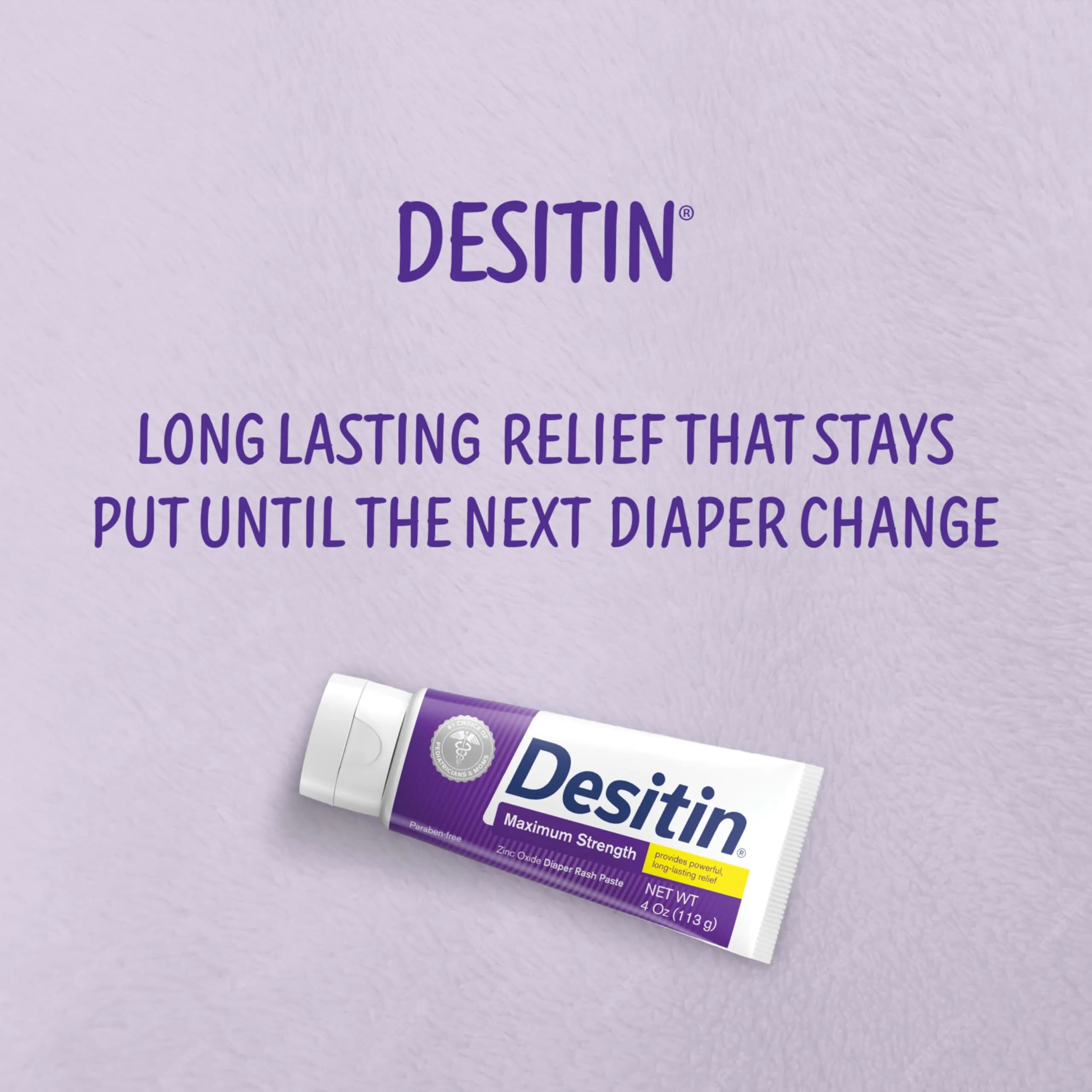 Desitin Maximum Strength Diaper Rash Paste 453g (16 oz) | Zinc Oxide Skin Protectant - view 2