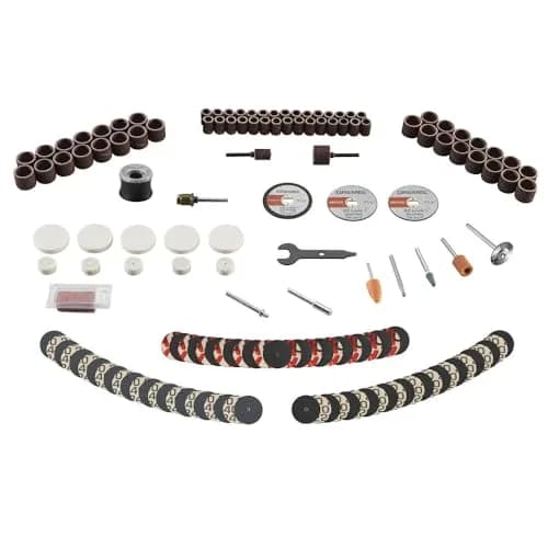 Dremel 160-Piece Rotary Tool Accessory Kit with EZ Lock Technology | 1/8" Shank, Storage Case, Cutting Bits, Polishing Wheel, Sanding Drums thumbnail 2