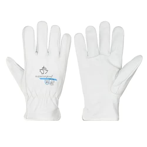 Superior Glove Endura Pro Cut Resistant Leather Safety Work Gloves for Men & Women with Heat and Arc Flash Protection – Large thumbnail 1