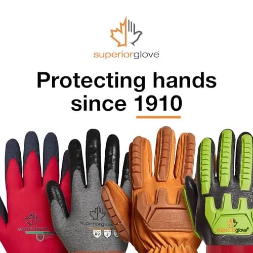 Superior Glove Endura Pro Cut Resistant Leather Safety Work Gloves for Men & Women with Heat and Arc Flash Protection – Large thumbnail 5
