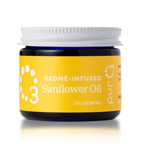 PurO3 Organic Ozonated Sunflower Oil for Skin Concerns | 2 Oz Natural Moisturizer thumbnail 1