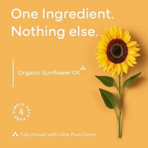 PurO3 Organic Ozonated Sunflower Oil for Skin Concerns | 2 Oz Natural Moisturizer thumbnail 4