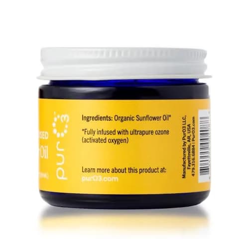 PurO3 Organic Ozonated Sunflower Oil for Skin Concerns | 2 Oz Natural Moisturizer thumbnail 7