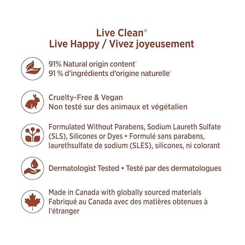 Live Clean Restorative Argan Oil Shampoo 355ml | Nourishes & Restores Shine thumbnail 3