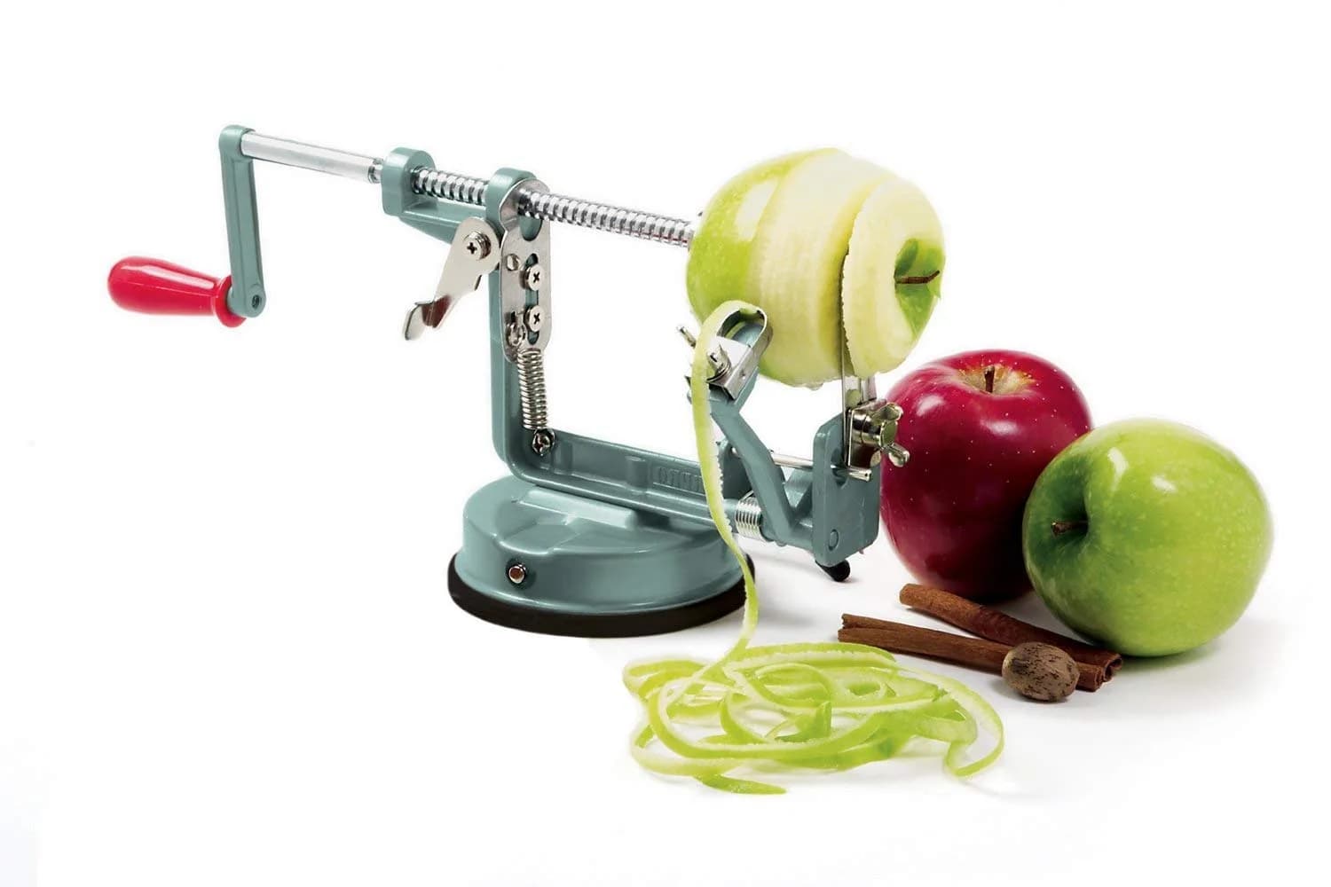 Norpro Apple Master Apple, Potato, Parer, Slicer & Corer with Vacuum Base & Clamp 2.27 kg (5 lb) | Multi-Function Kitchen Tool - view 3