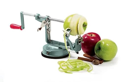 Norpro Apple Master Apple, Potato, Parer, Slicer & Corer with Vacuum Base & Clamp 2.27 kg (5 lb) | Multi-Function Kitchen Tool thumbnail 3