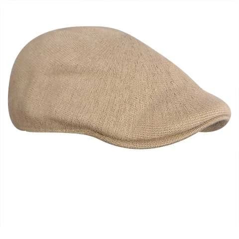 Kangol 507 Bamboo Hat Small Beige | Modern Summer Flat Cap with Fitted Shape thumbnail 5