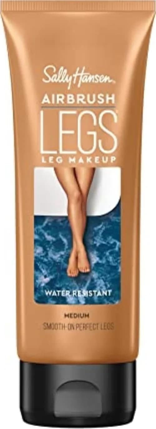 Sally Hansen Airbrush Legs Spray-On Tan Glow 4.4 Fl Oz - Medium, Water Resistant & Transfer Proof — 4.4 Fl Oz