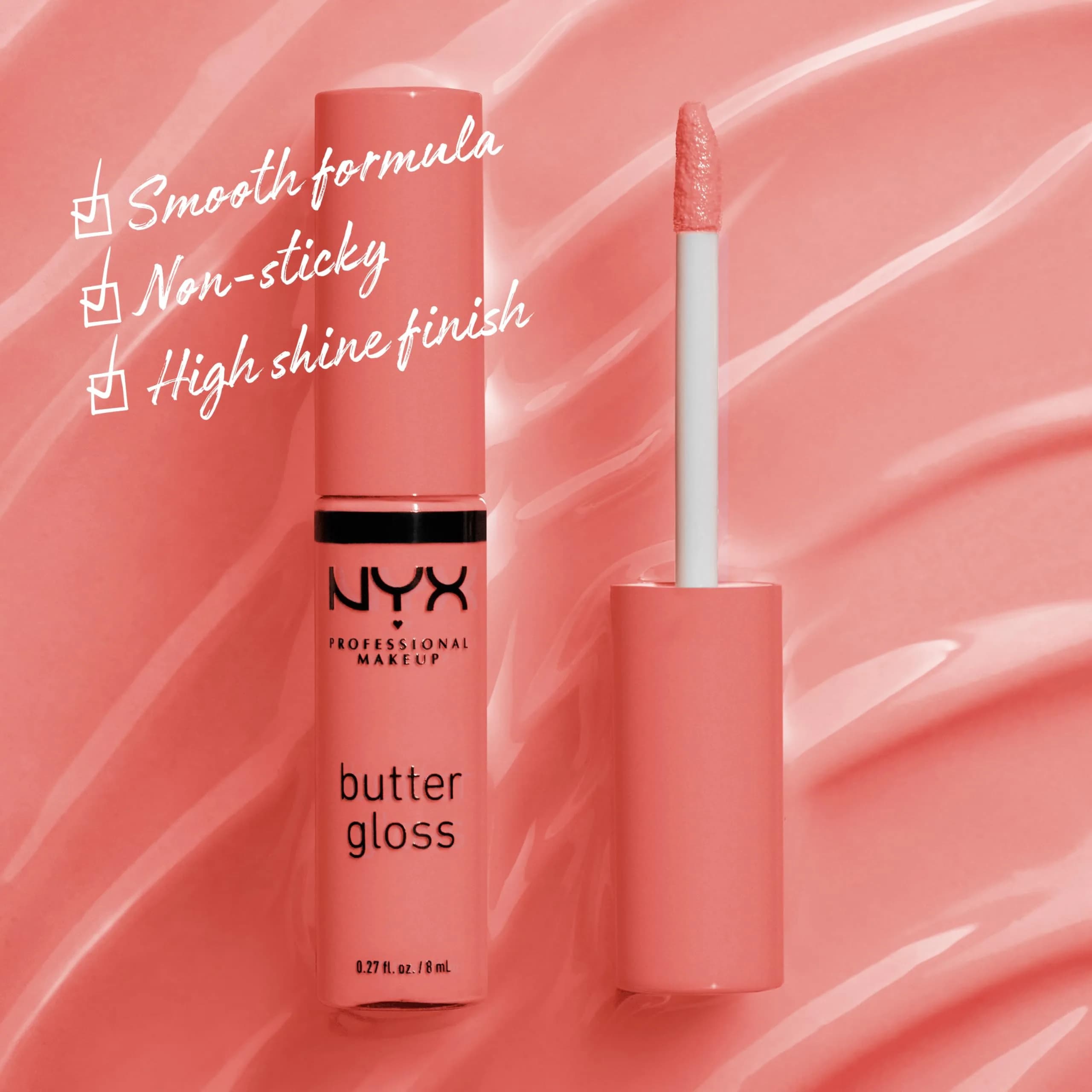 NYX PROFESSIONAL MAKEUP Butter Gloss - Creme Brulee (0.27 Fl Oz) | Natural Sheer to Medium Coverage - view 2