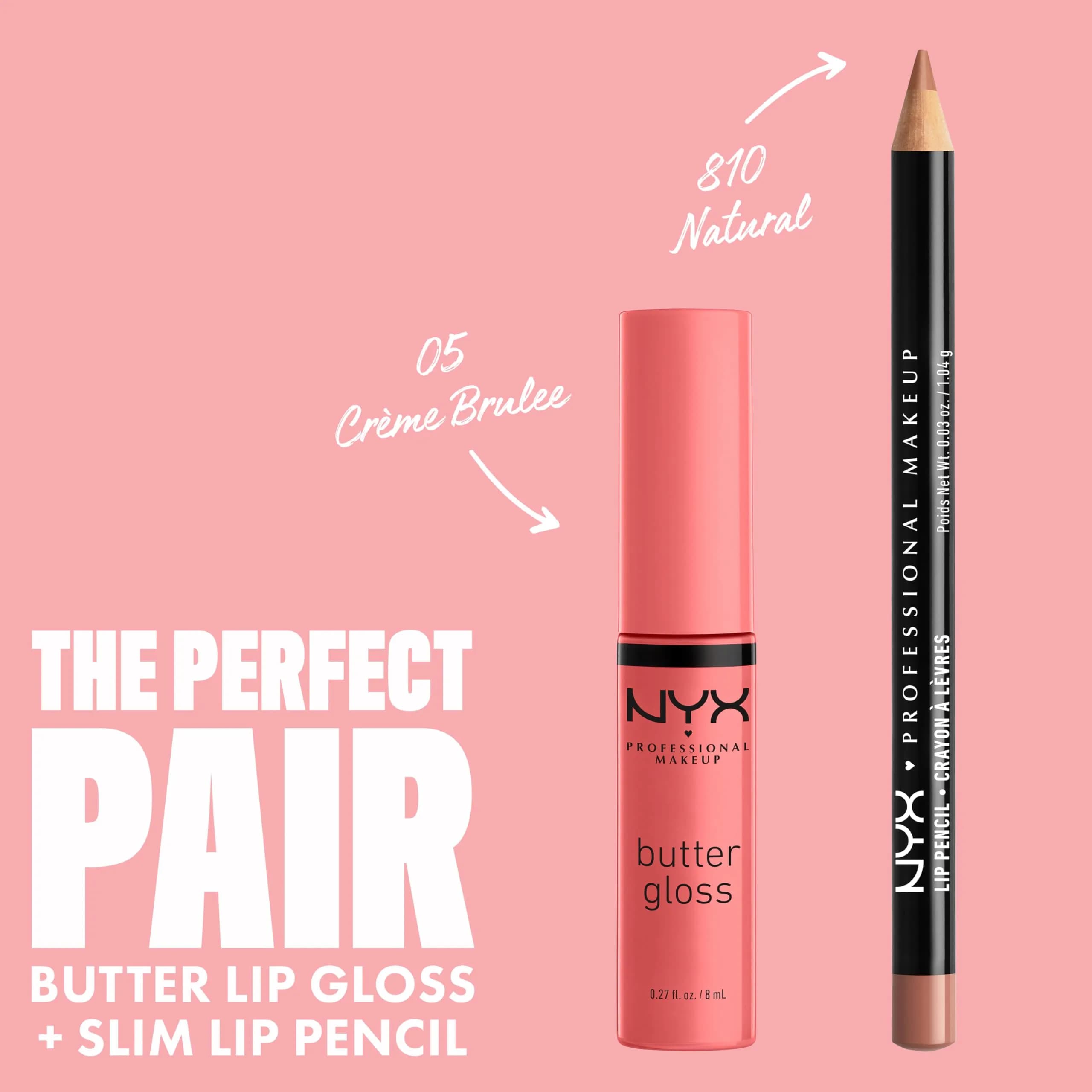 NYX PROFESSIONAL MAKEUP Butter Gloss - Creme Brulee (0.27 Fl Oz) | Natural Sheer to Medium Coverage - view 4