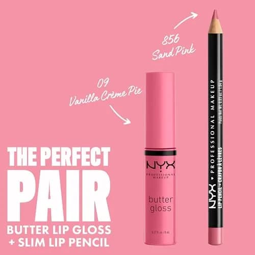 NYX PROFESSIONAL MAKEUP Butter Gloss Vanilla Cream Pie Lip Gloss 7.9ml (0.27 Fl Oz) | Sheer to Medium Coverage thumbnail 4