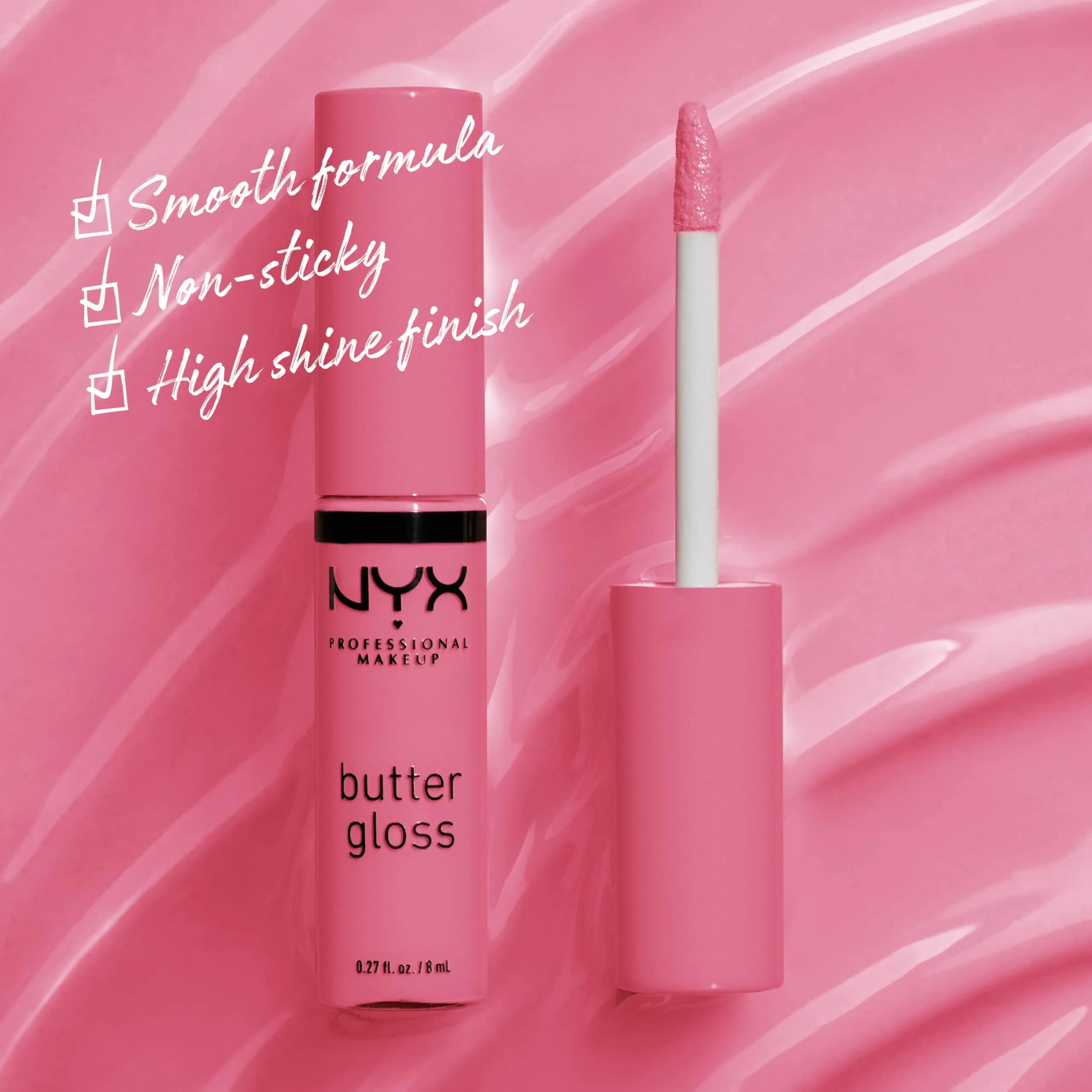 NYX PROFESSIONAL MAKEUP Butter Gloss Vanilla Cream Pie Lip Gloss 7.9ml (0.27 Fl Oz) | Sheer to Medium Coverage - view 2