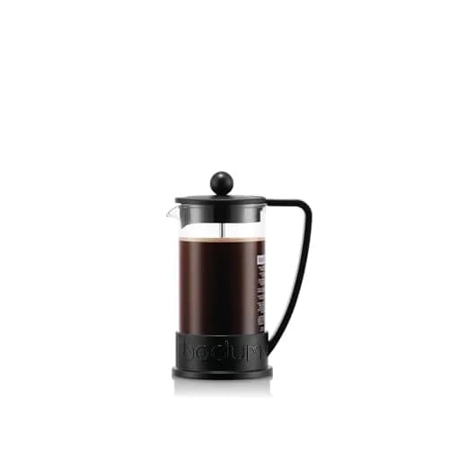 Bodum Brazil French Press Coffee Maker 350ml (12 oz) | Iconic Glass & Stainless Steel Brewer thumbnail 3