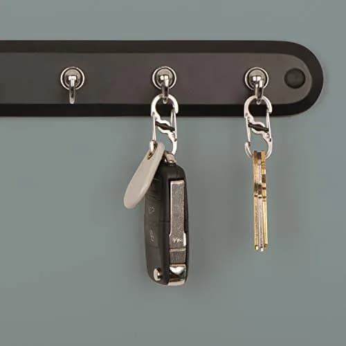Nite Ize S-Biner MicroLock Locking Key Holder, Stainless-Steel 2-Pack | Secure & Versatile thumbnail 4