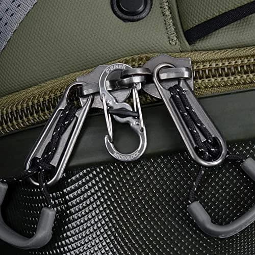 Nite Ize S-Biner MicroLock Locking Key Holder, Stainless-Steel 2-Pack | Secure & Versatile thumbnail 5