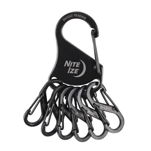 Nite Ize KeyRack Steel S-Biner Key Chain Black | Durable Stainless Steel Organizer thumbnail 6