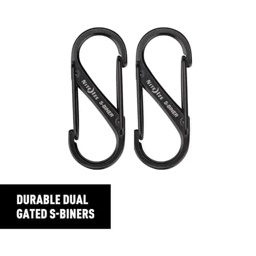Nite Ize KeyRack Steel S-Biner Key Chain Black | Durable Stainless Steel Organizer thumbnail 3