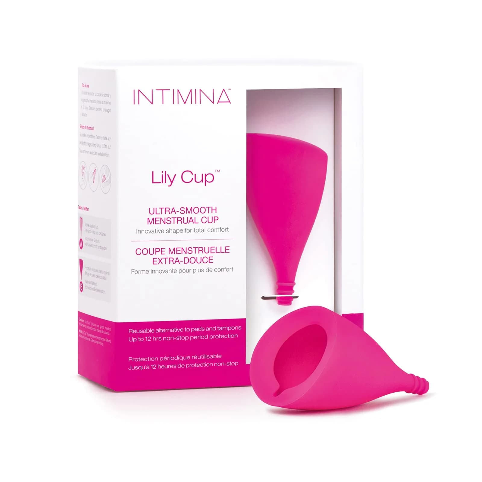 INTIMINA Lily Cup Size B | Up to 8 Hours Leak-Free Menstrual Cup