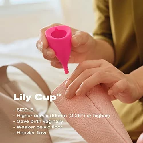 INTIMINA Lily Cup Size B | Up to 8 Hours Leak-Free Menstrual Cup thumbnail 4