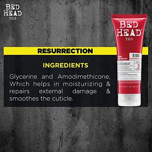 Bed Head Resurrection Conditioner 200ml (6.76 Fl Oz) | Revives Lifeless Hair with Thermal Protection thumbnail 5