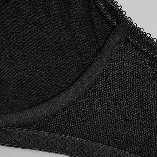 DELIMIRA Women's Minimizer Full Coverage Lace Bras Black 42DD | Supportive, Lightweight & Elegant for Daily Wear thumbnail 4