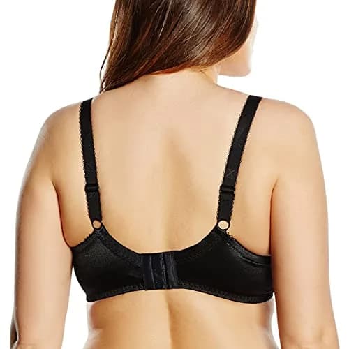 DELIMIRA Women's Minimizer Full Coverage Lace Bras Black 42DD | Supportive, Lightweight & Elegant for Daily Wear thumbnail 2