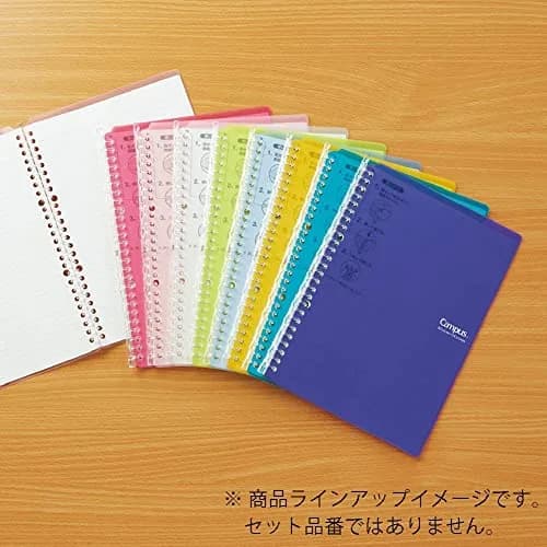 KOKUYO Smart Ring Binder Notebook, A5 Light Blue, 25 Sheets Capacity | Acid-Free Paper thumbnail 7