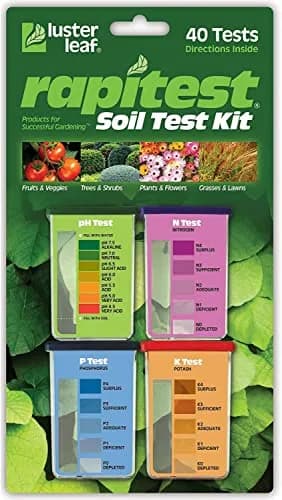 Luster Leaf Soil Test Kit | Water Extraction & Color Comparators for Garden & Lawn Testing thumbnail 1