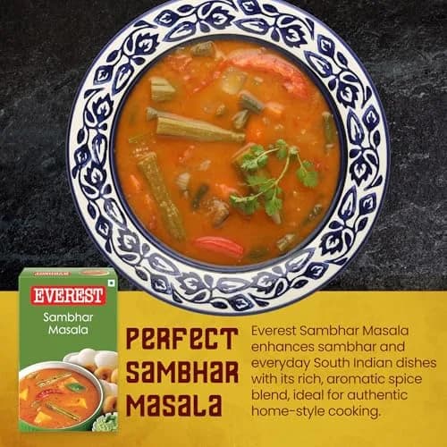 Everest Sambhar Masala 50g (1.76 oz) | Authentic South Indian Flavor thumbnail 5
