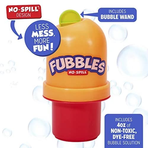 Fubbles No-Spill Bubble Tumbler with 4oz Solution & Wand | Ages 18 Months+ | Multicolor thumbnail 2