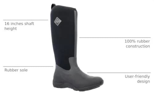 MUCK Arctic Adventure Tall Rubber Women's Winter Boots | Waterproof, Insulated, 16-inch Height thumbnail 3