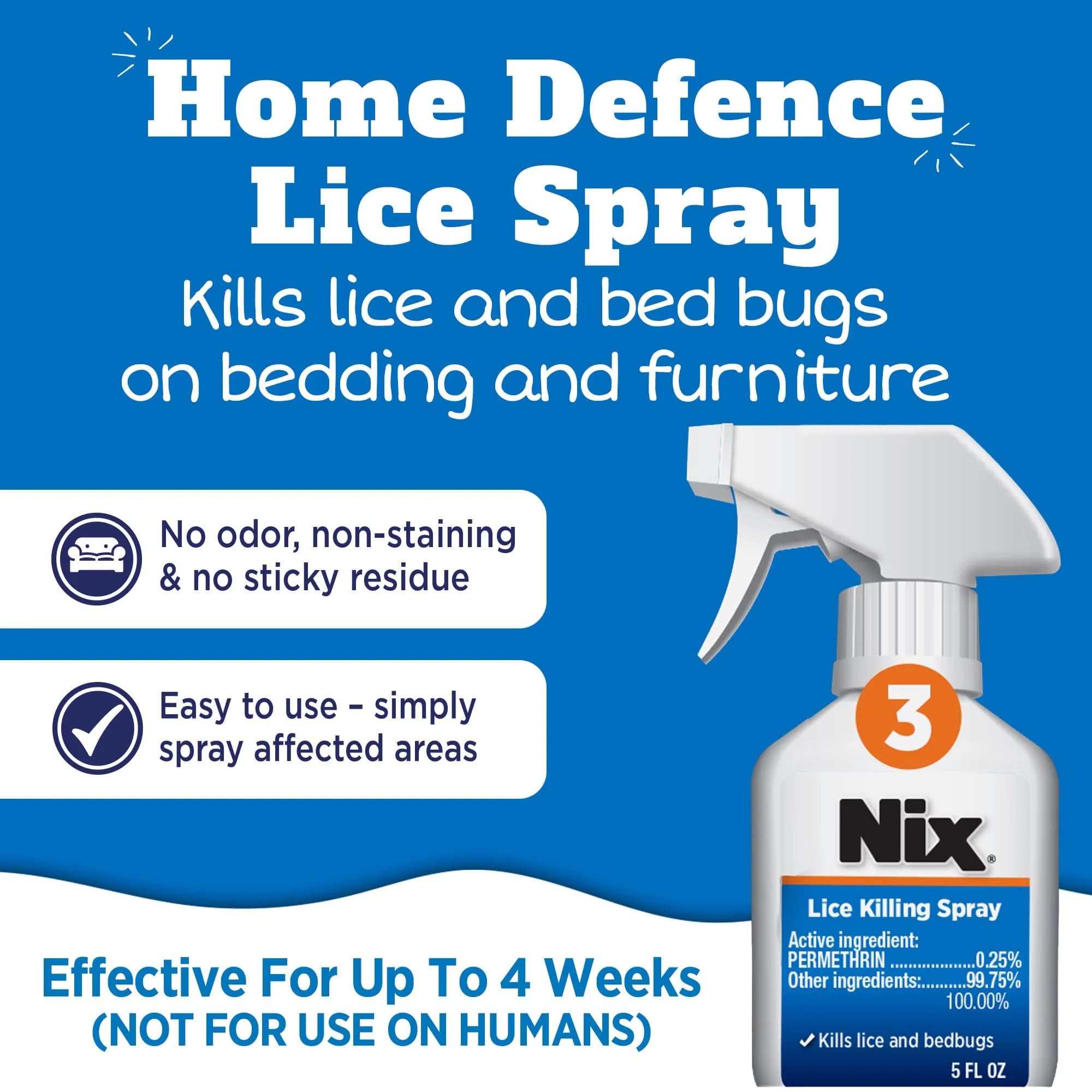Nix Complete Lice Treatment Kit for Home and Hair, 4 Piece Set | Pediatrician-Recommended Lice Removal - view 4