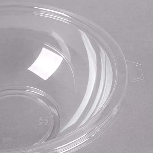 Super Bowl Clear 80 Oz. Salad Bowl PET 25 Pieces | Heavy Duty Recyclable Plastic thumbnail 2