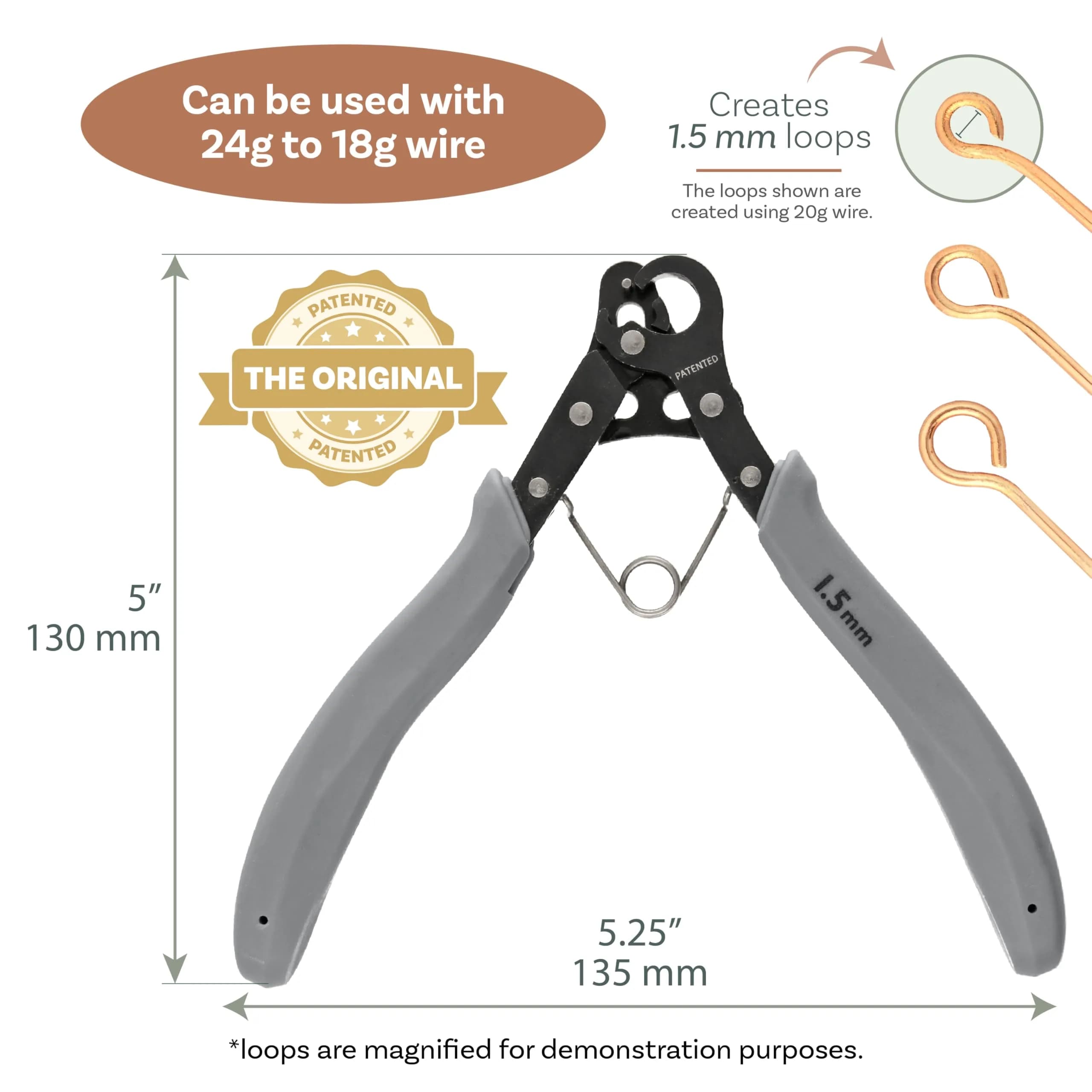 The Beadsmith Original One Step Looper Pliers | Creates 1.5 mm Loops for Jewelry Making - view 3