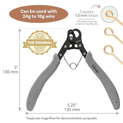 The Beadsmith Original One Step Looper Pliers | Creates 1.5 mm Loops for Jewelry Making thumbnail 3