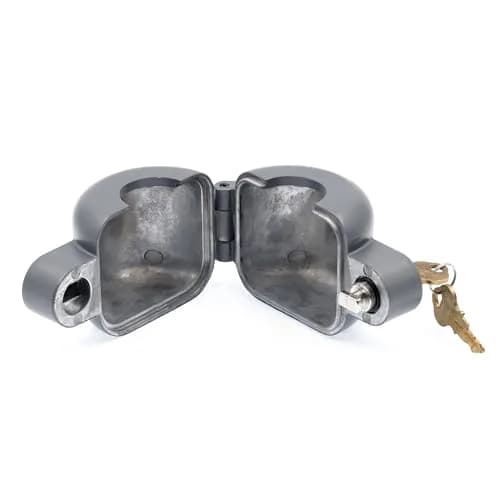 PRIME-LINE Door Knob Lock-Out Device, Keyed Alike, Diecast, Gray (1 Set) | Secure Doorknob Access Control thumbnail 3