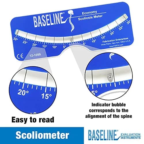 Baseline 12-1099 Scoliosis Portable Medical Evaluation Adults & Children | Accurate Back & Spine Rotation Test thumbnail 4