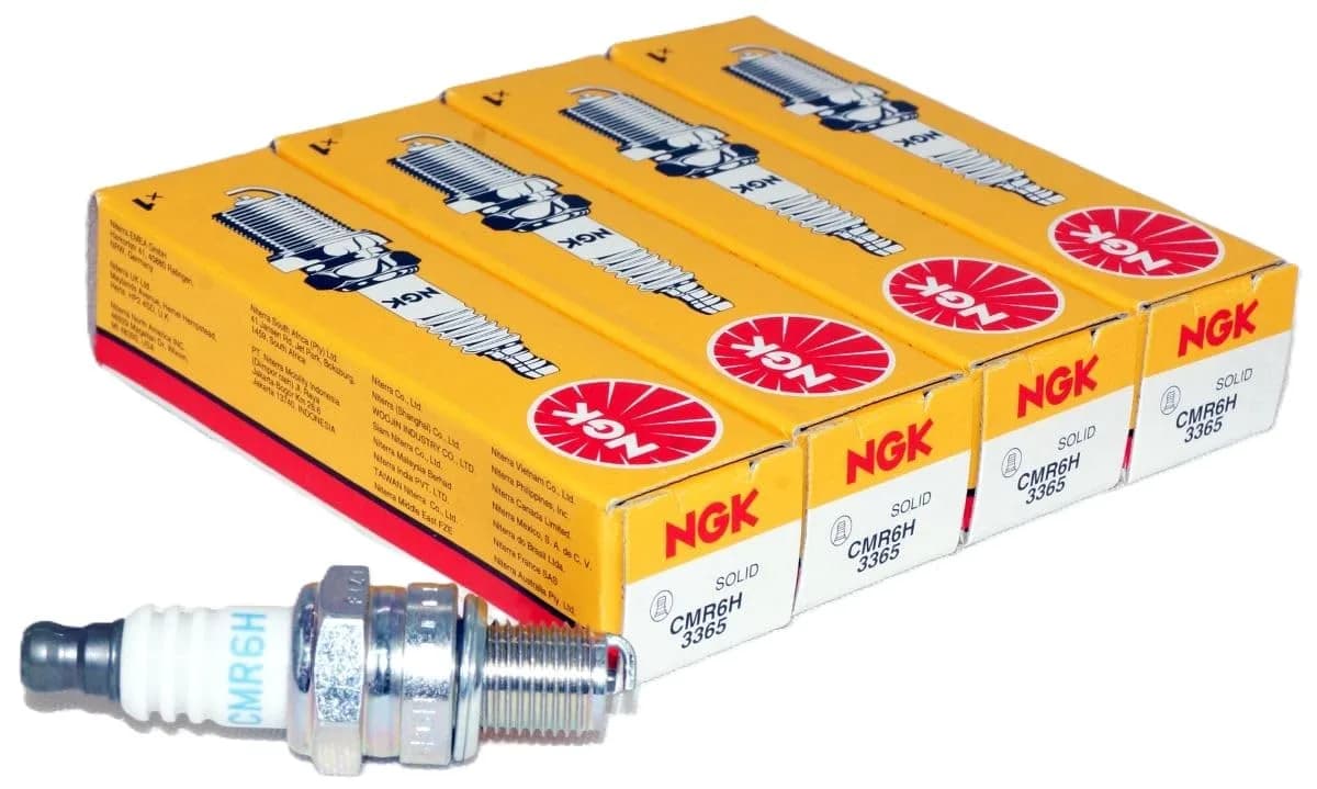 NGK (3365) CMR6H Spark Plug - Pack of 4 | Vehicle Specific Fit