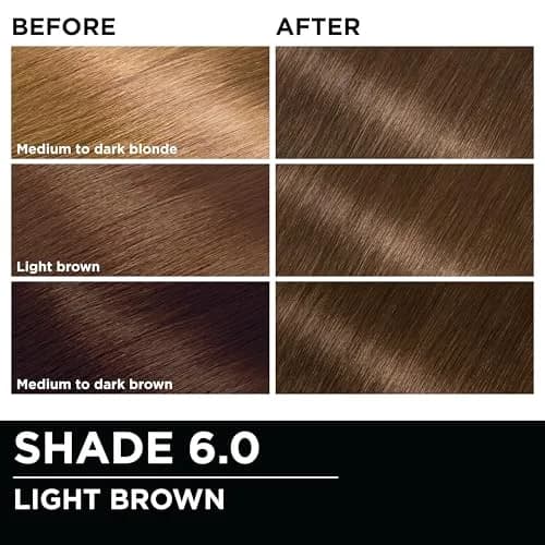 Garnier Olia Hair Color 6.0 Light Brown | Oil-Powered, Ammonia-Free, 100% Gray Coverage thumbnail 5