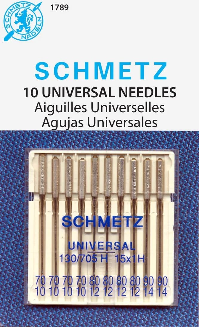 SCHMETZ Universal (130/705 H) Household Sewing Machine Needles - Assortment - 10 Pack | 7.05 cm (2.78 in) Length - main product image