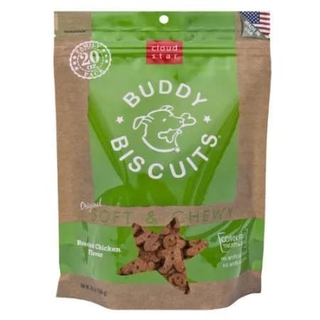 Buddy Biscuits Soft & Chewy Dog Treats with Roasted Chicken 20 oz | Healthy, Oven Baked in USA thumbnail 2