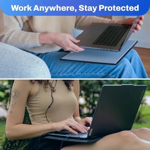 DefenderShield Laptop Pad for EMF Protection – EMF Blocker Pad for Laptops Up to 17” | Heat & RF Shield thumbnail 3