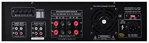 Pyle 300W 4-Channel Home Audio Power Amplifier | Stereo Receiver with USB, RCA, AUX, Mic Inputs, Echo, LED, EQ, Digital Display, Remote thumbnail 3